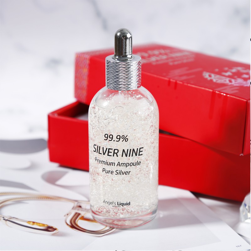 Siêu tinh chất trẻ hoá trắng da Angel's Liquid 99.9% Slivernine Premium Ampoule 100ml
