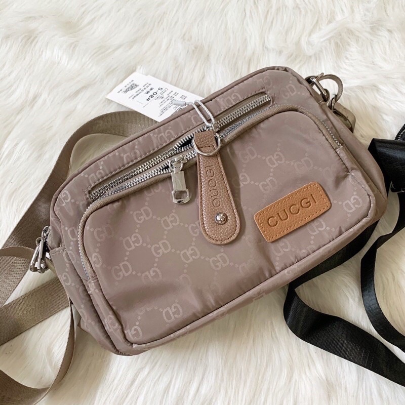 Túi dù ẩn đeo chéo đi chợ hàng chuẩn đẹp