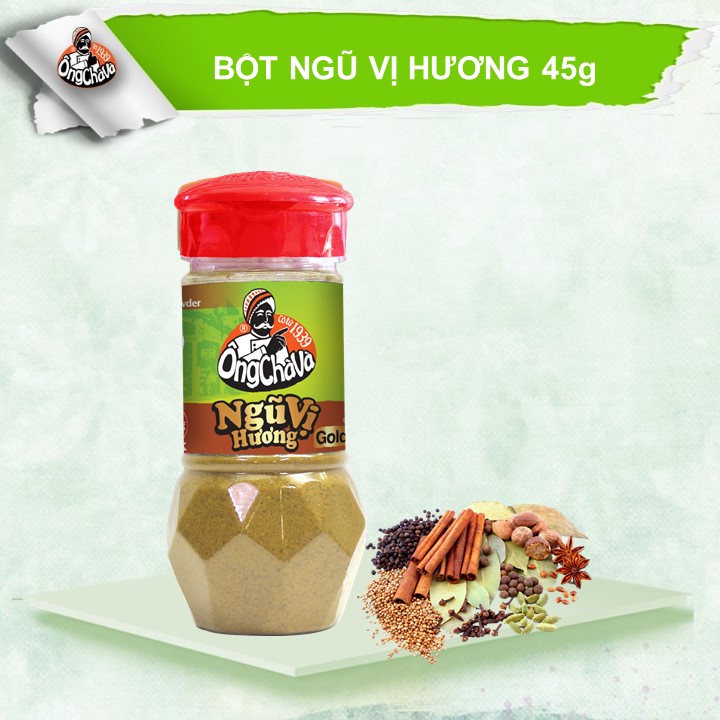 Bột ngũ vị hương Ông Chà Và GOLD 45gram (Five spices Ong Cha Va)