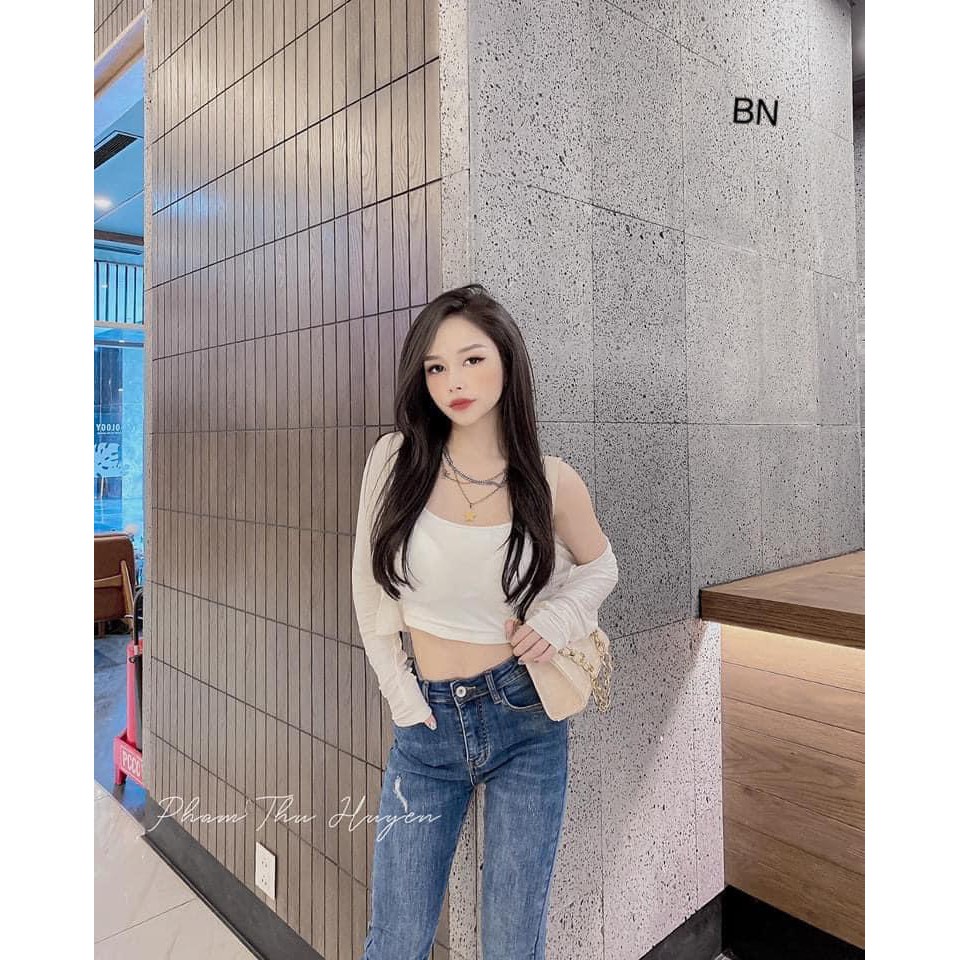 SET ÁO 2 DÂY MIX CADIGAN LEN | BigBuy360 - bigbuy360.vn