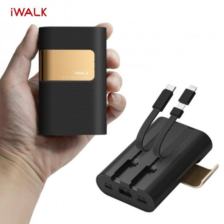 Sạc dự phòng iWALK Secretary PD Lithium ion 10000mAh/3.6V 36Wh - SBS100C