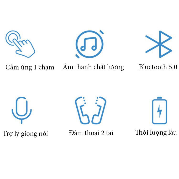 Tai Nghe Bluetooth inpods 12 Cảm Biến Vân Tay Phù Hợp Với Tất Cả Điện Thoại Được Chọn Màu. | BigBuy360 - bigbuy360.vn