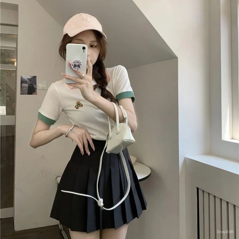 Chân Váy Ten Nis Nữ Xếp Ly Dáng Ngắn, Xòe Đẹp Có Lót Quần Bên Trong