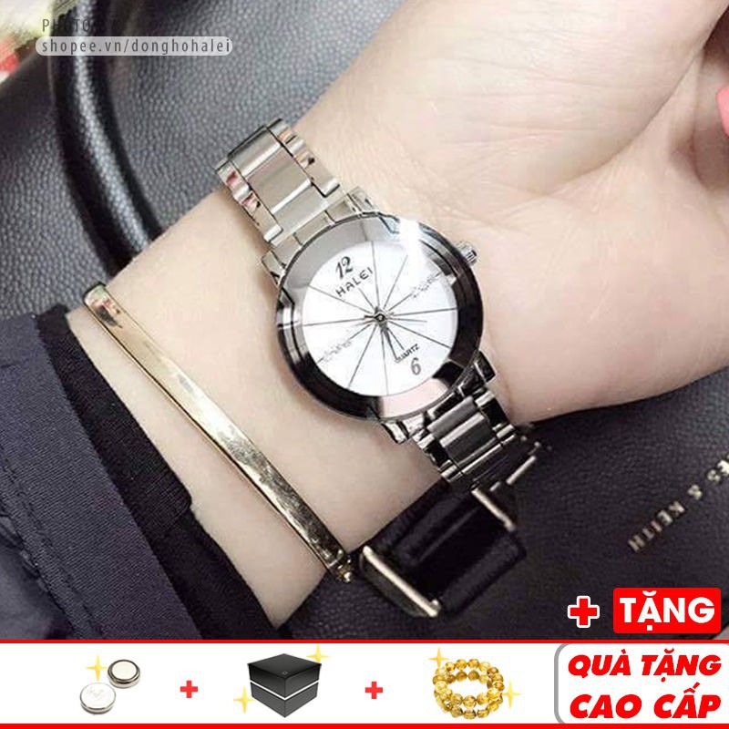 Đồng hồ nữ Halei 668 trẻ trung nữ tính dẫn đầu xu hướng thời trang chính hãng cao cấp - Đồng Hồ Thể Thao