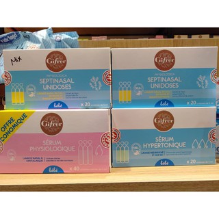 (Mix 1 hộp) Nước Muối Kháng Viêm Tép Vàng + Xanh - Pháp