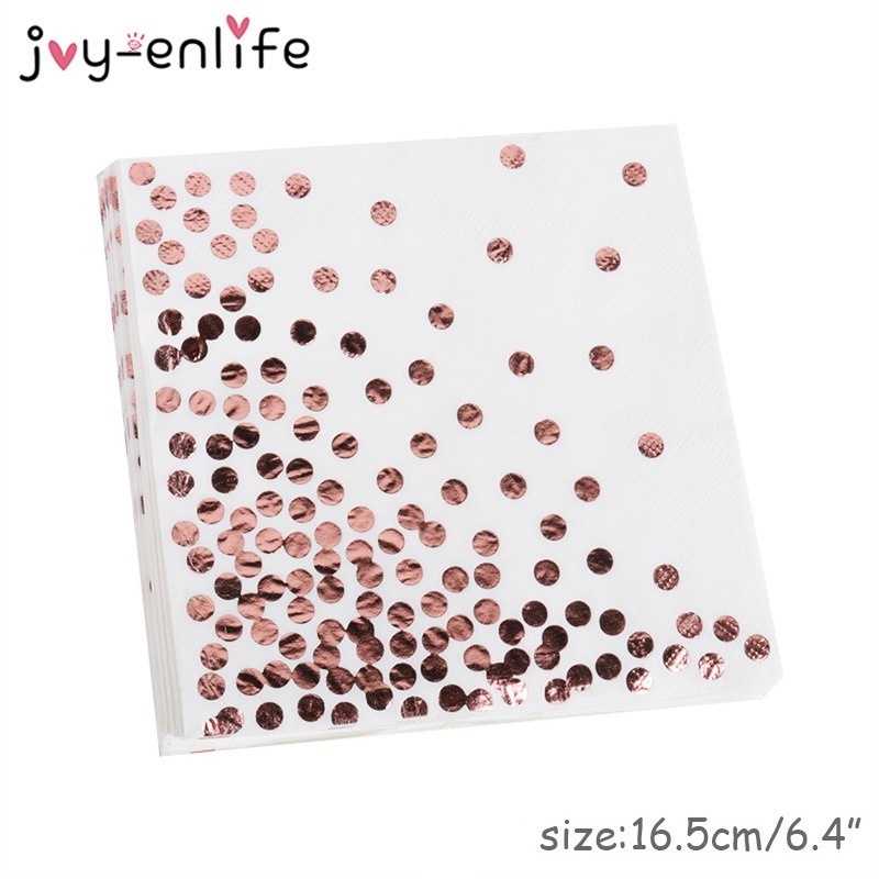 Bộ Dụng Cụ Ăn Uống Dùng Một Lần Màu Vàng Hồng Cao Cấp Kèm Ống Hút Trang Trí Tiệc Sinh Nhật Cho Người Lớn