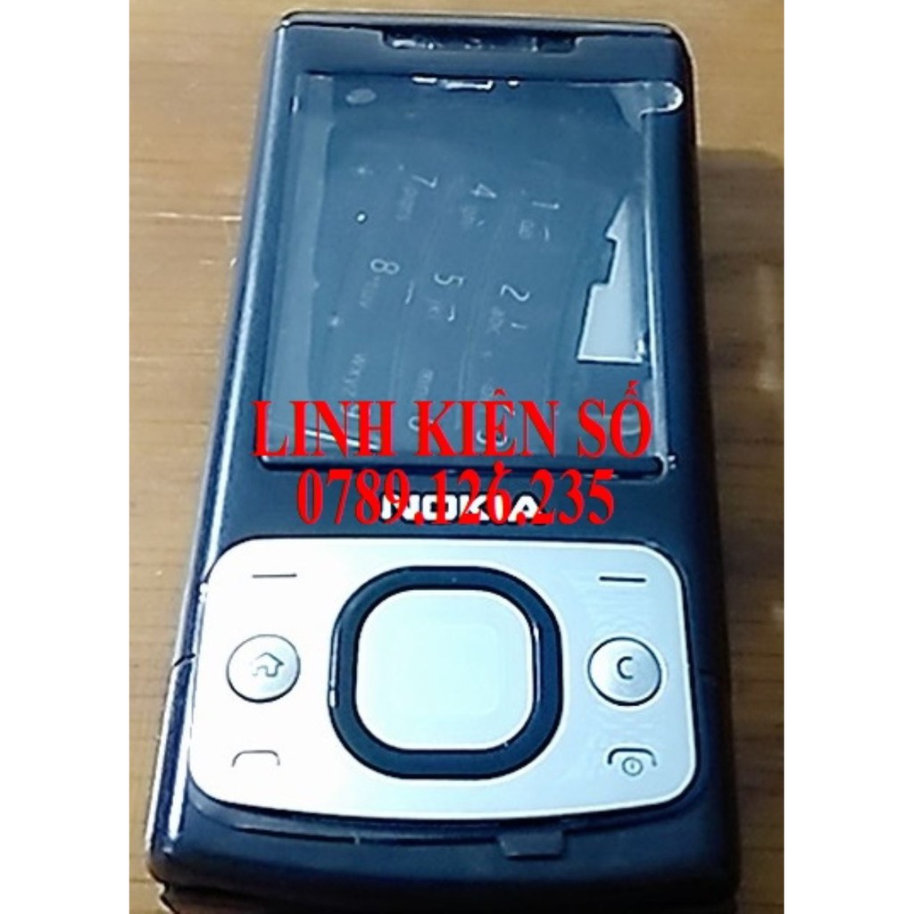 VỎ NOKIA 6700S CÓ PHÍM MÀU ĐEN