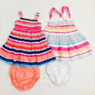 Váy gymboree xuất dư kèm chíp cho bé gái