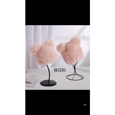 MŨ LÔNG 2 tai gấu