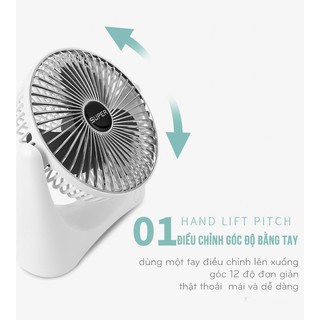 💥 Bảo Hành 1 Đổi 1💥 Quạt Tích Điện mini SUPER Fan, 3 Chế Độ Gió Mạnh Mẽ, Nhỏ gọn Tiện Lợi, An Toàn Khi Sử Dụng, Mới 2021