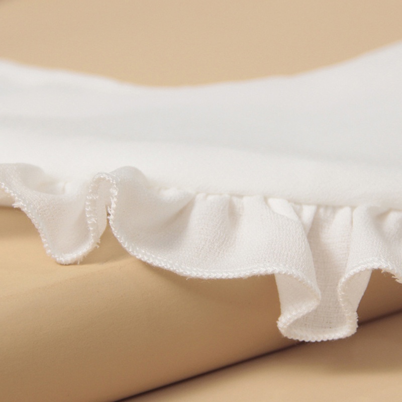 Cổ Áo Giả Thêu Hoa Trang Trí Phối Bèo Xinh Xắn