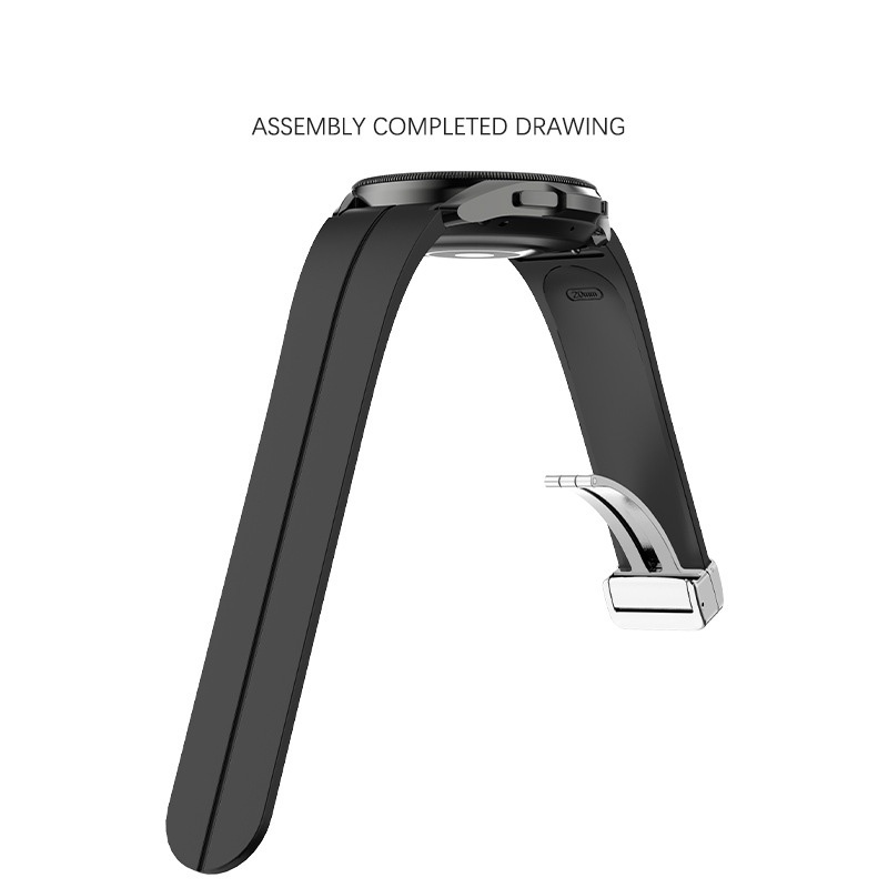 Dây Đeo Silicon Có Khóa Nam Châm Cho Đồng Hồ Thông Minh Samsung Galaxy Watch5 40 44mm 5 Pro 45mm 4 Classic 42 46mm