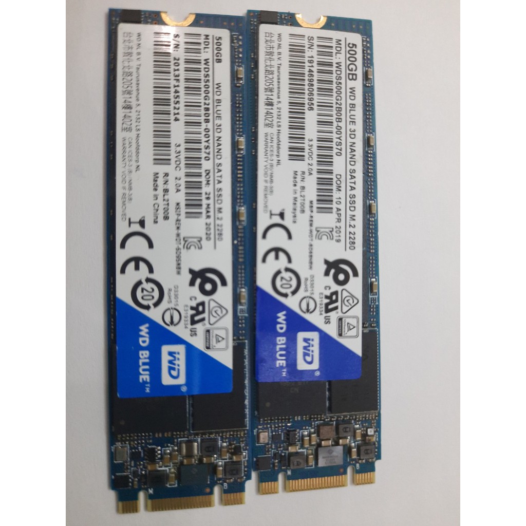 SSd WD Blue 250Gb/500Gb M.2 2280 chuẩn Sata/NVME (hàng tháo máy) | BigBuy360 - bigbuy360.vn
