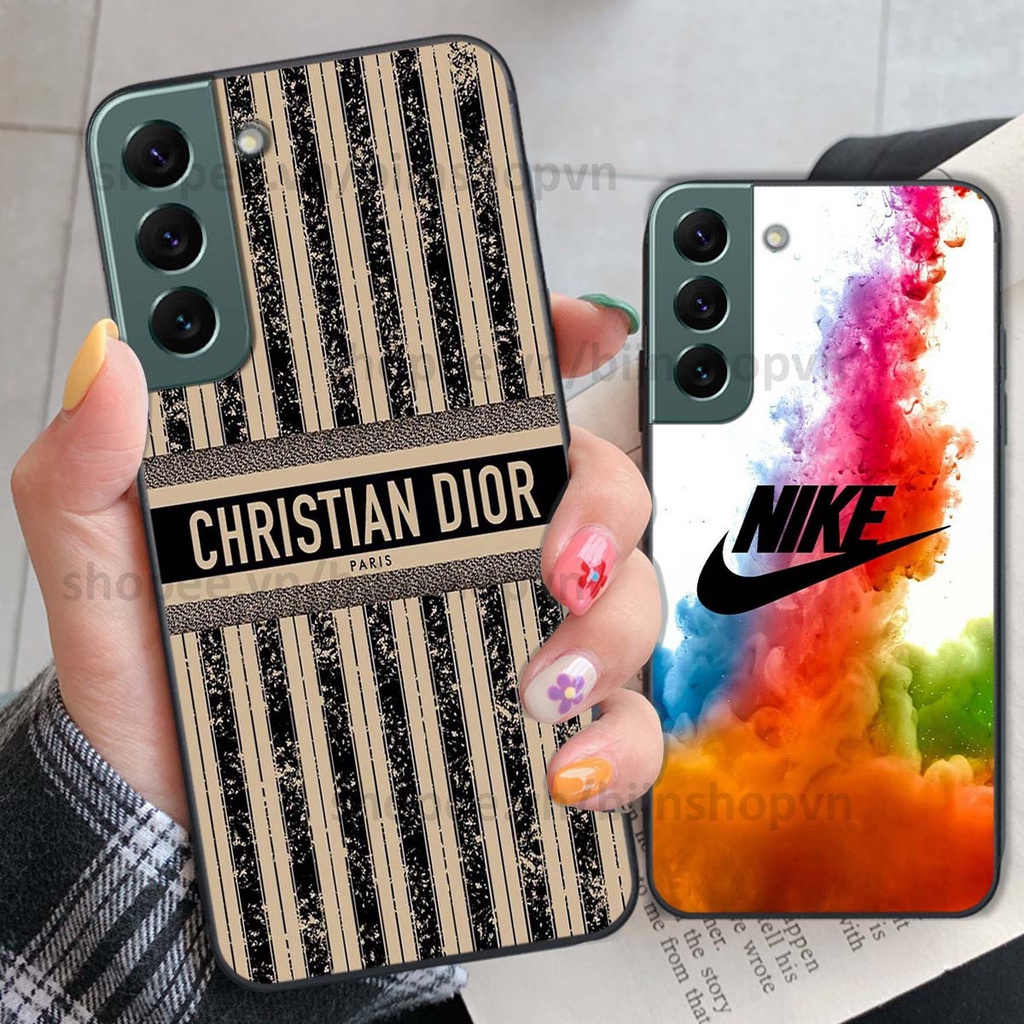 Ốp Samsung S22 / S22 Plus / S22 Ultra / S22+ in hình thương hiệu nhiều màu sắc thể thao cá tính thời trang