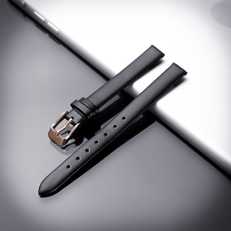 Dây Đeo Thay Thế Bằng Da Bò Kích Thước 10mm Màu Xanh Lá Cây Dành Cho Đồng Hồ Gypsophila