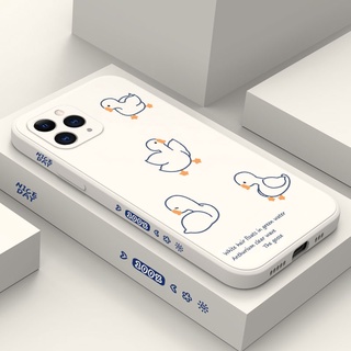 Ốp Điện Thoại Hình Ngỗng Cho IPhone 11 Pro Max X XS XR Max