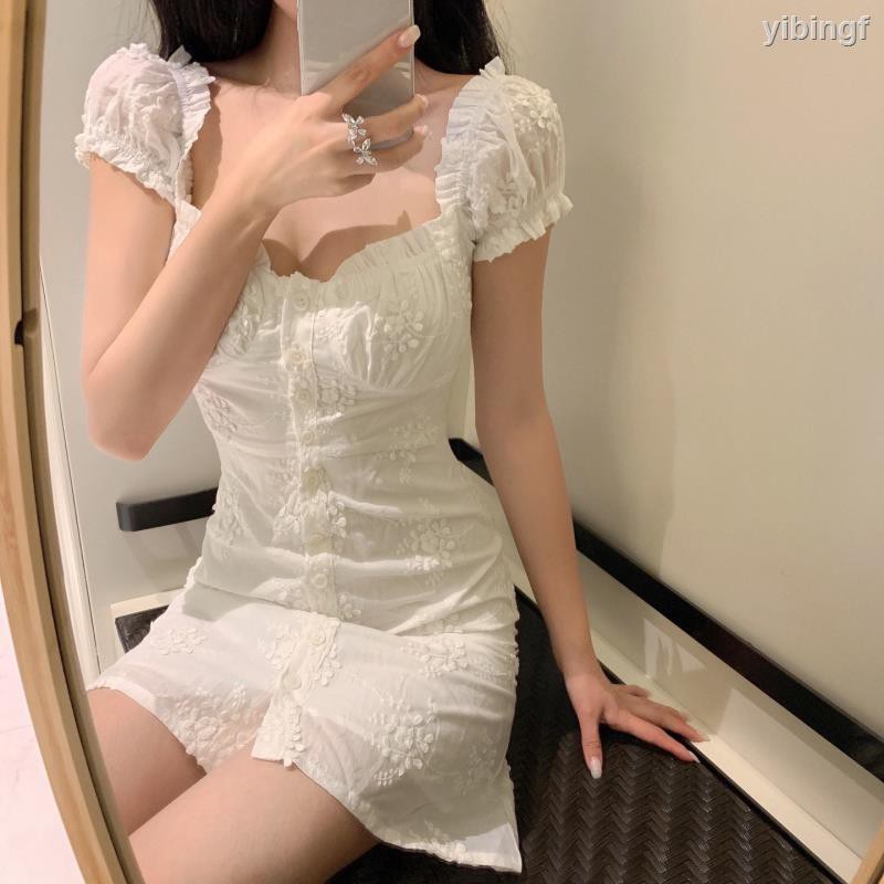 Đầm Cổ Vuông Ôm Eo Thời Trang Thanh Lịch Cho Nữ 2020 | BigBuy360 - bigbuy360.vn