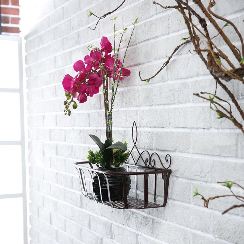 Giá Sắt Treo Chậu Cây Gắn Tường Trang Trí Phong Cách
