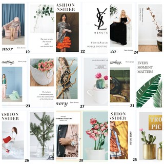 [ INBOX CHỌN MẪU] Bìa Tạp Chí Hai Mặt, Decor Chụp Ảnh, Phụ Kiện Chụp Ảnh, Phụ Kiện Trang Trí, Bìa Decor