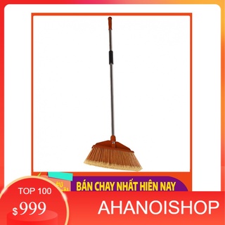 (NH) [Sỉ] Chổi cước nhựa cán inox dùng để quét sàn nhà sợi tua đầu chổi cuốn sạch bụi bẩn hàng dày dặn đẹp chắc chắn, rẻ