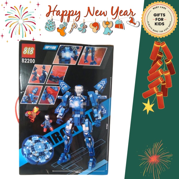 Đồ Chơi Lego Lắp ghép mô hình Iron Man Mark-38