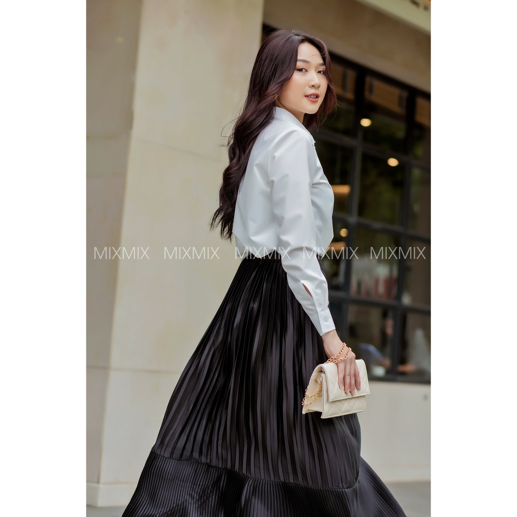 Chân Váy Dập PLy Dài Đẹp - MIXMIX - Hàng thiết kế - Hình ảnh độc quyền shop tự chụp | BigBuy360 - bigbuy360.vn