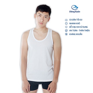 Áo ba lỗ nam Dệt Kim Đông Xuân, chất liệu 100% cotton cao cấp A0393