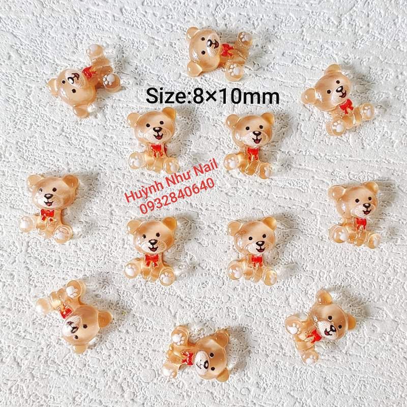 SET 5 Cái❤️10 Cái CHARM NHỰA ĐÍNH MÓNG CAO CẤP- CHARM THÚ-CHARM HOẠT HÌNH