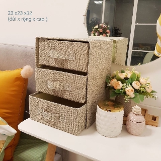 Tủ 3 tầng Daiso xuất khẩu Hàn Quốc