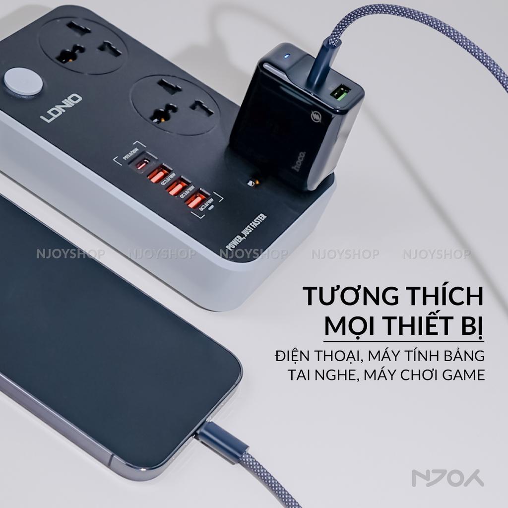 Củ Sạc Nhanh 20w 2 Cổng Type C & Usb A Qc 3.0 Pd 3.0 Cho IP11/12/13/14 Series Hoco HK27 Njoyshop