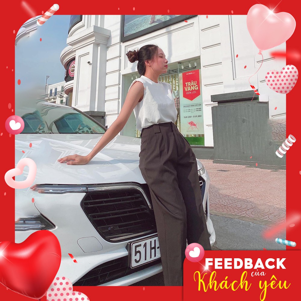 [Mã WABRGUM giảm 10% tối đa 30K đơn 99K] Áo nữ không tay đệm vai GUMAC thanh lịch sang trọng AA12100