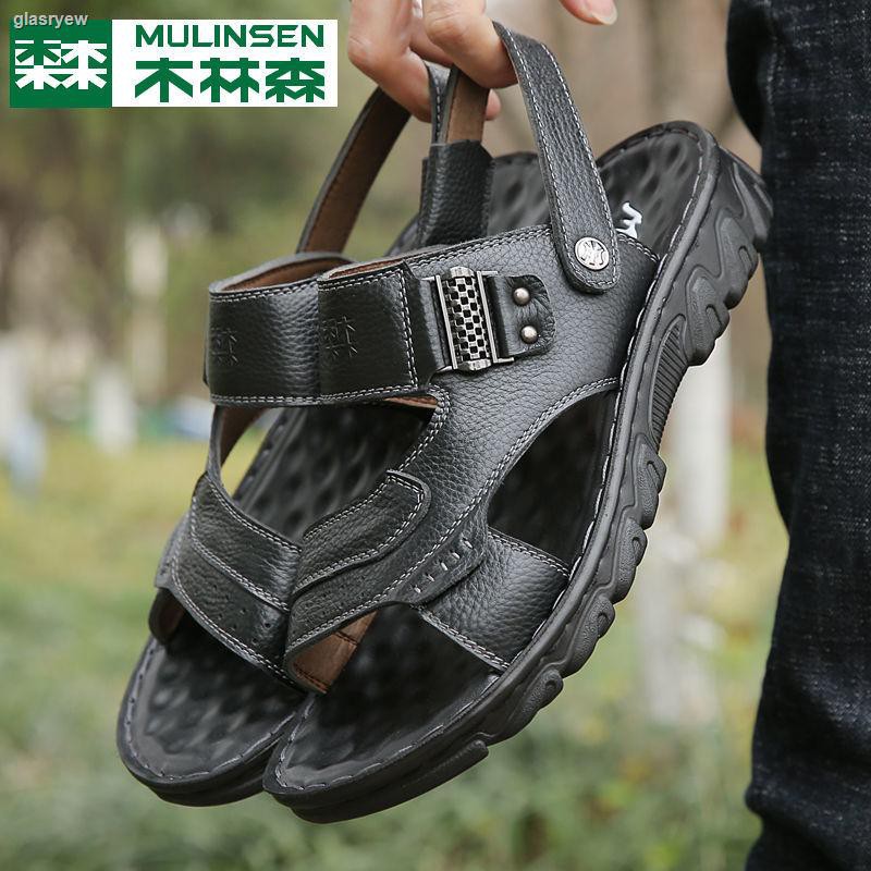 Sandal Linsen Chất Liệu Da Có Size Lớn 2021 Dành Cho Nam Giới