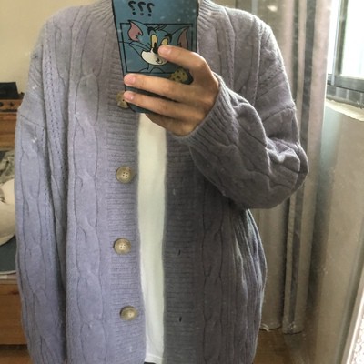 Cardigan dệt len đơn giản kiểu dáng trưởng thành phong cách hàn quốc order Taobao #002