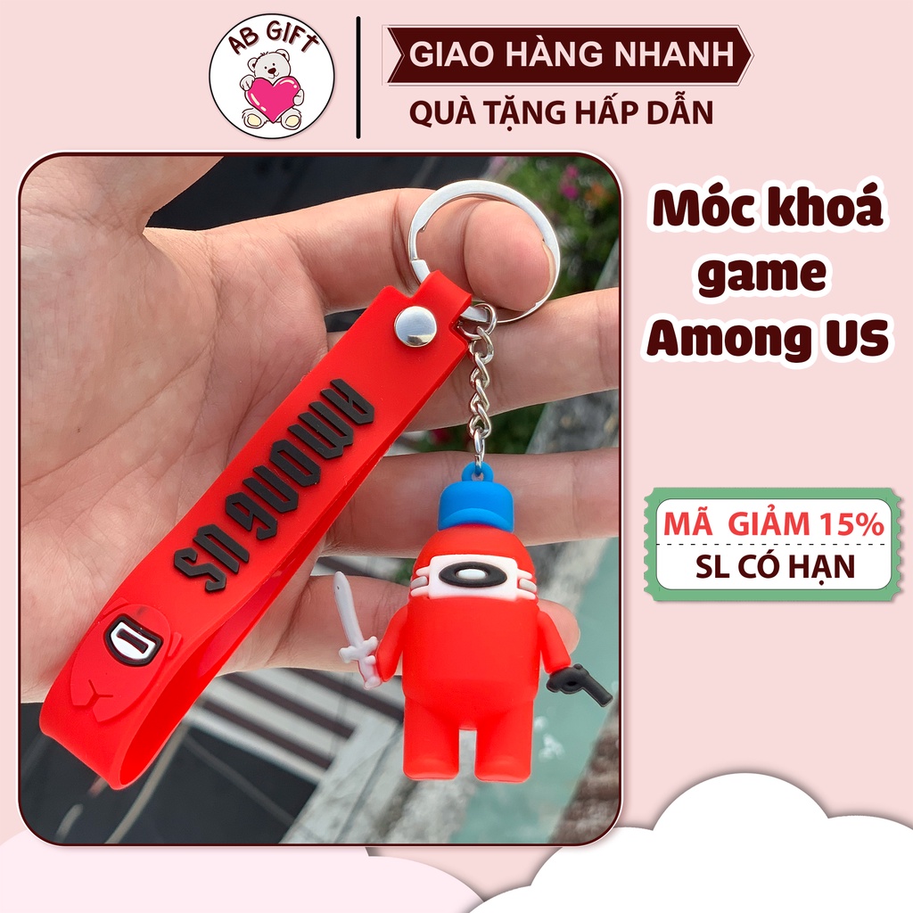 Móc khoá hình nhân vật game among us