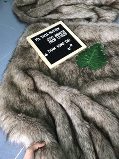 Thảm nâu chuột dày