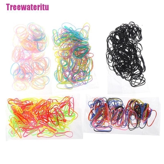 Set 100 Dây Thun Cột Tóc Nhiều Màu Cho Bé Gái