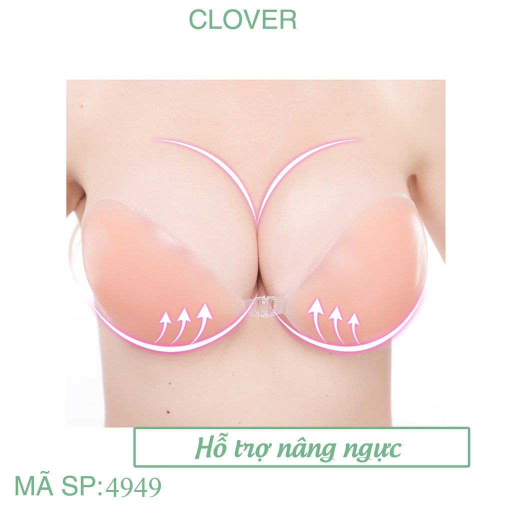 Dán Ngực Silicon Nâng Ngực Cài Trước, Áo Dán Ngực Định Hình Tạo Khe Ngực [Tái Sử Dụng Được Nhiều Lần] - 4949