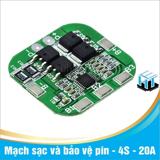 Mạch sạc và bảo vệ pin - 4S - 20A