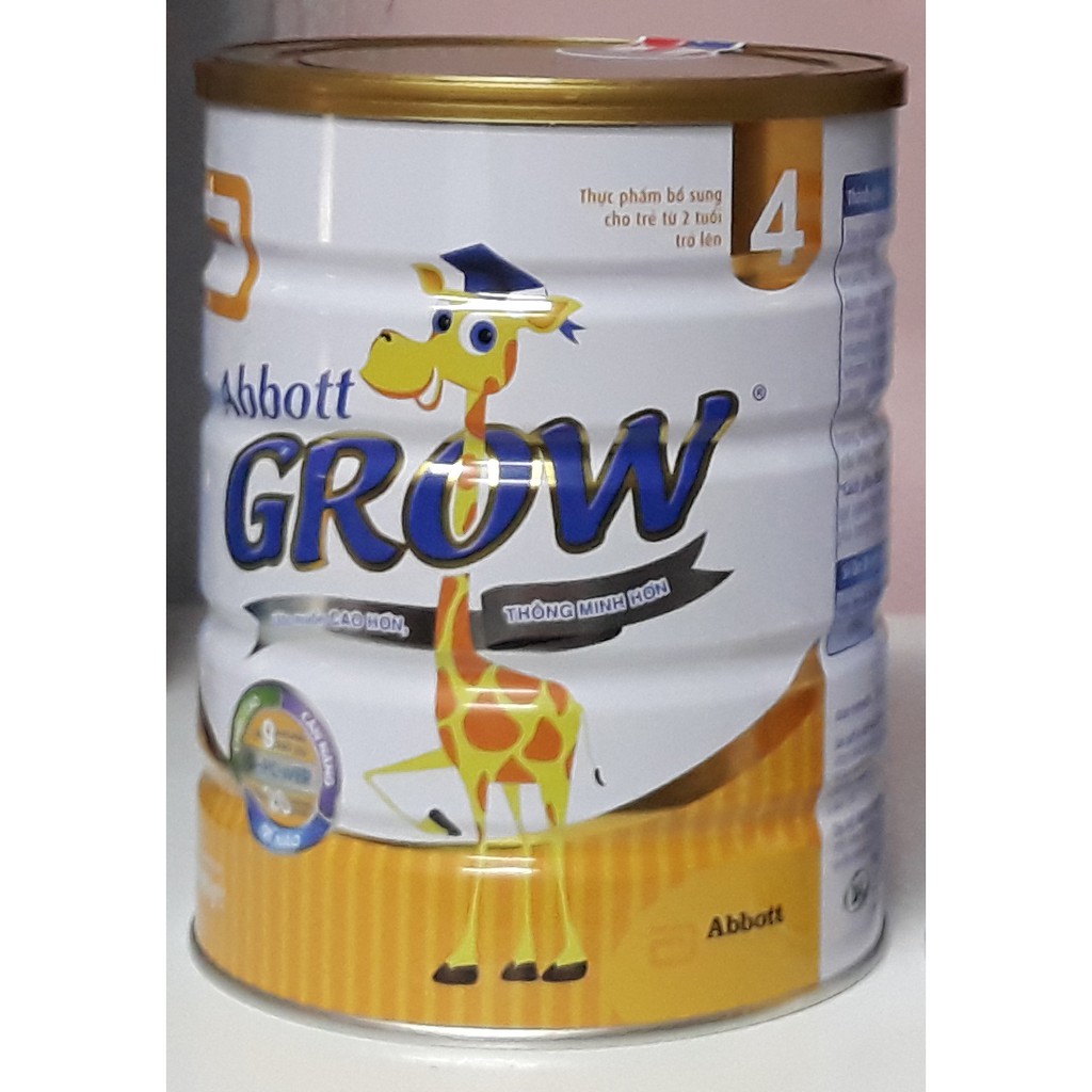 Sữa Abbott Grow 4 900g, trẻ 2 tuổi trở lên phát triển thể chất và trí não