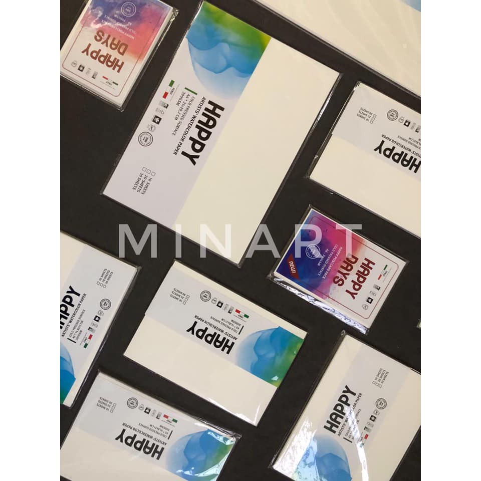 Giấy Vẽ Màu Nước HAPPY 300gsm