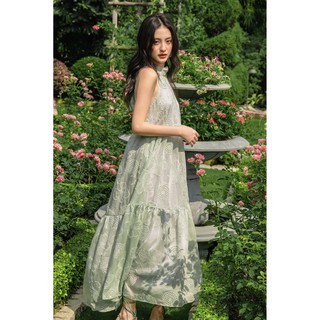 OLV - Đầm Halter Embroidered Dress
