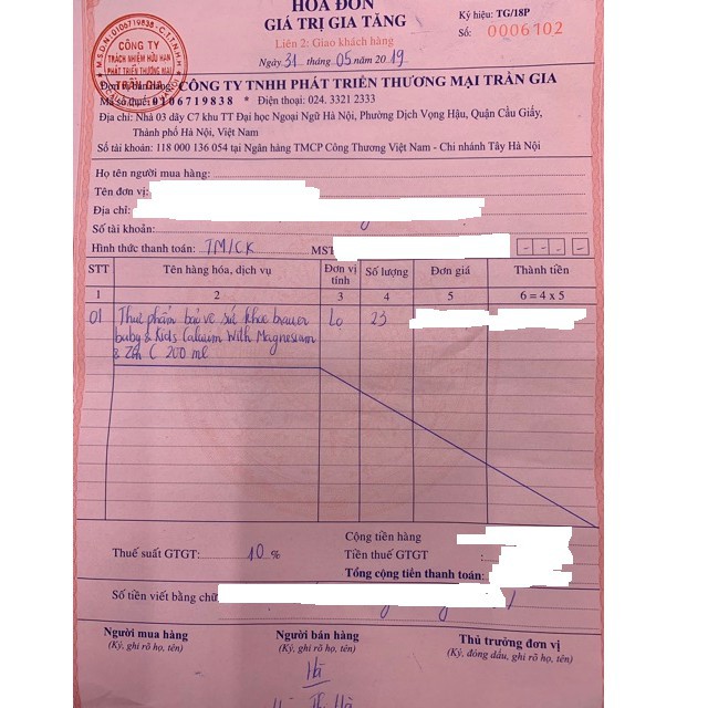 Bổ sung canxi, magie và kẽm Brauer Úc cho trẻ trên 1 tuổi