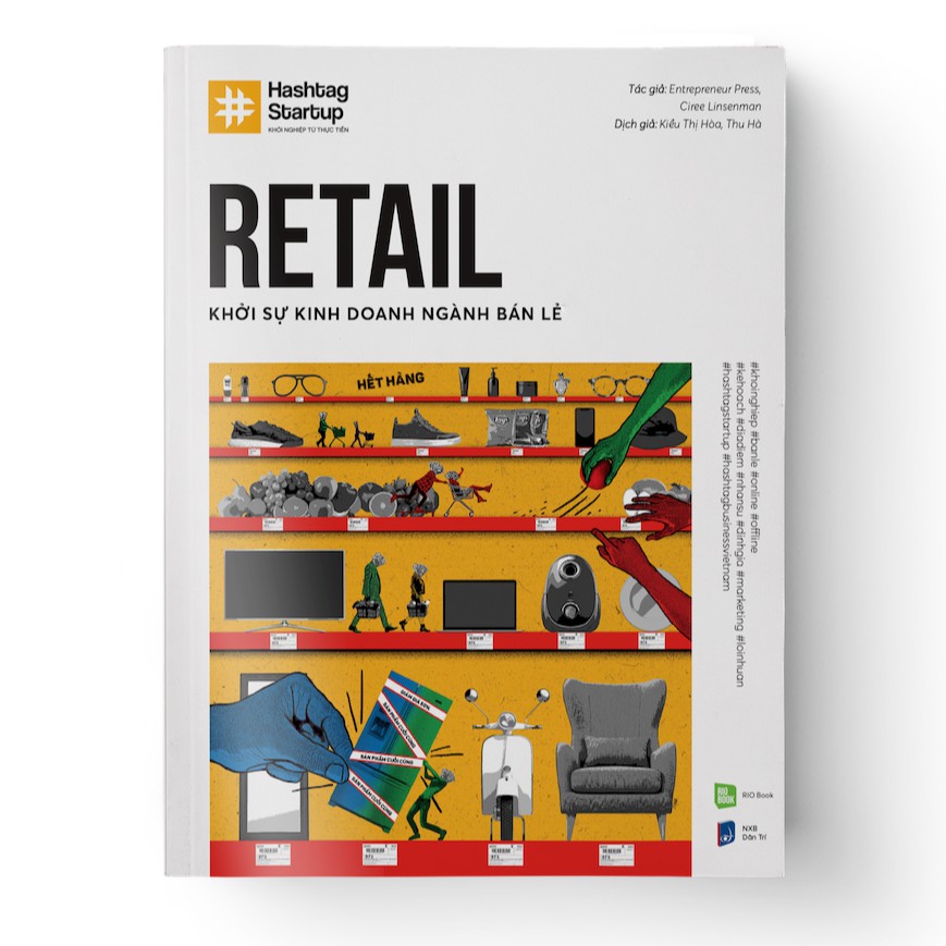 Sách - Hashtag No.3 Retail - Khởi sự kinh doanh ngành bán lẻ | WebRaoVat - webraovat.net.vn