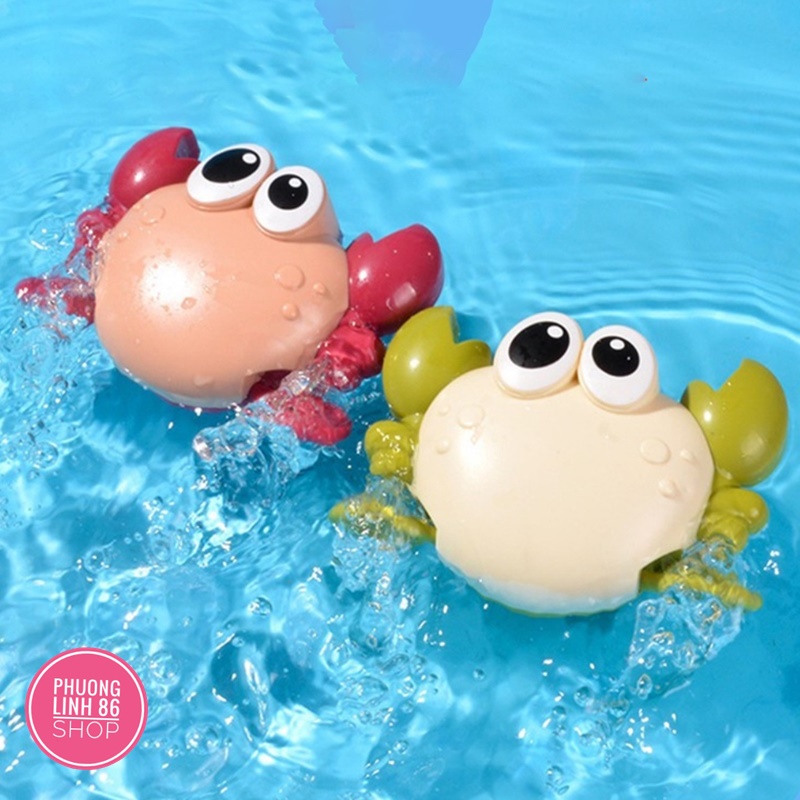 Đồ chơi vặn cót cua bơi phòng tắm thả bồn tắm siêu ngộ nghĩnh cho bé shop phương linh 86 D3