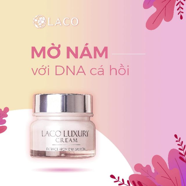 (ƯU ĐÃI ĐẶC BIỆT) Kem Ngày LUXURY LACO. 3 in 1: Dưỡng Da Trắng Hồng Mịn, Chống Nắng, Thay Thế Kem Phấn Trang Điểm.