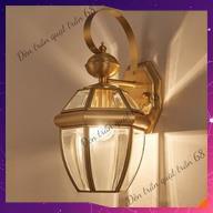 Đèn Treo Tường, Đèn Tường, Đèn Đồng Gắn Tường, Đèn Cột Cổng Tặng Kèm Bóng Led (BH 24 Tháng)