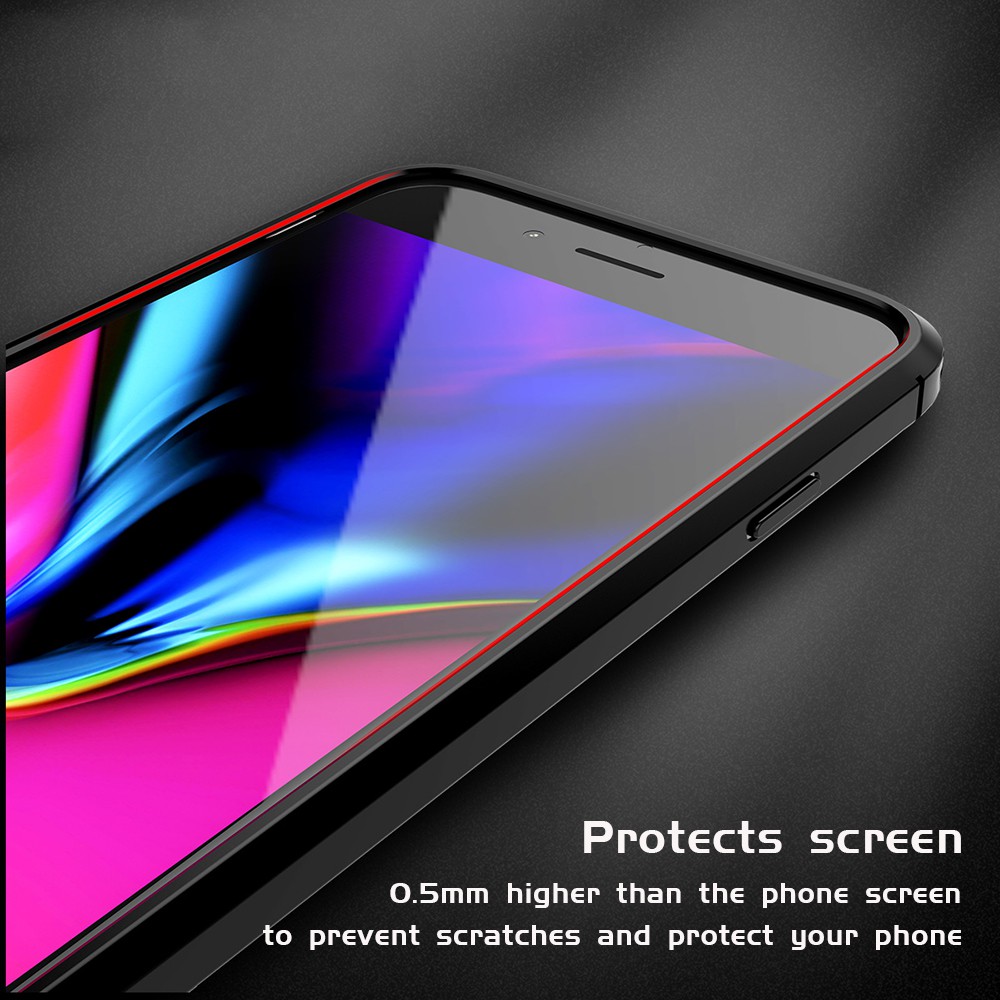 NECCXT Ốp điện thoại chống sốc bề mặt da vải cho Apple iPhone SE 2020 X XS Max XR iPhone 7 8 Plus 6 6S 5 5S