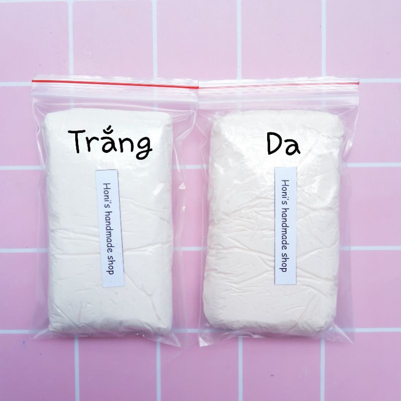 Đất sét Hàn nhựa trắng, da 250g tự khô cứng như nhựa sau khi khô