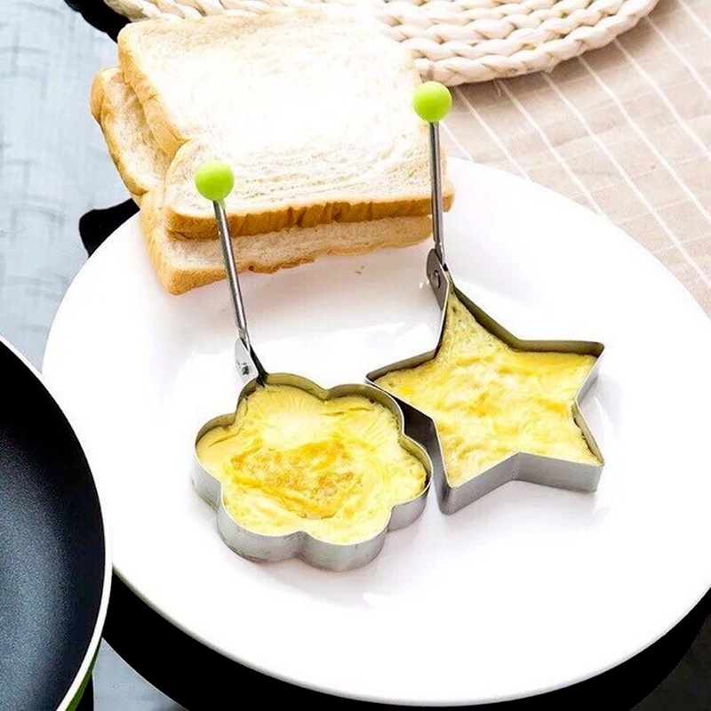 1/4 Khuôn Chiên Trứng Bằng Thép Không Gỉ
