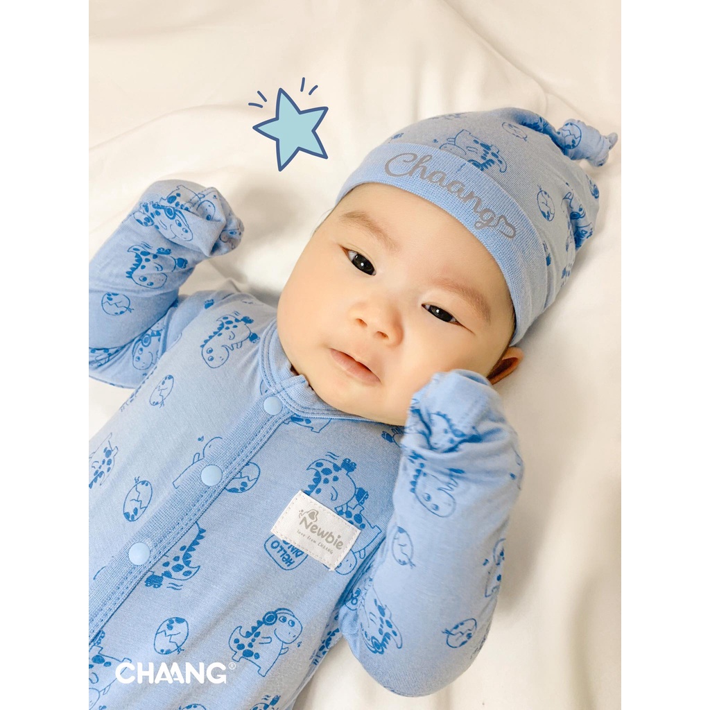 [CHÍNH HÃNG] Body cúc giữa sơ sinh họa tiết Chaang